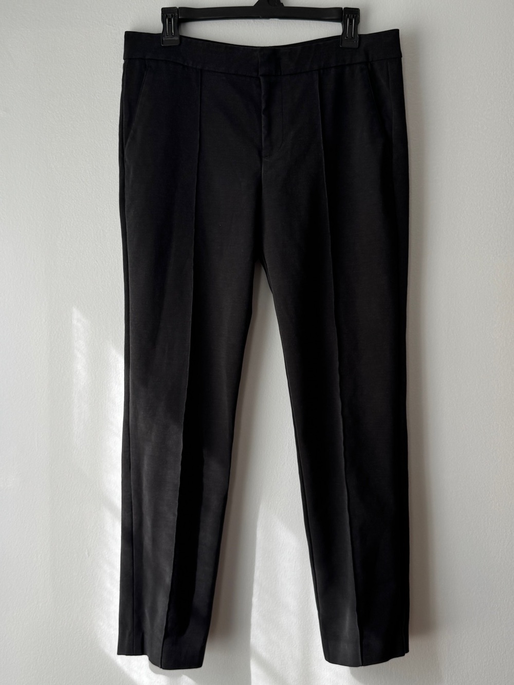 Vince Cupro Blend Stretch Straight-Leg Tailored Trousers Women Size 8